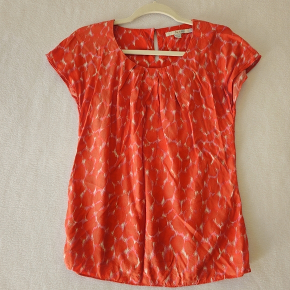 Boden Tops - Boden Size 2 Top Multicolored Viscose/Silk Blend